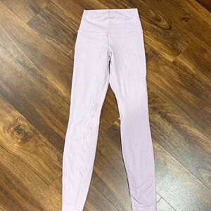 Lululemon Leggings light lavender - 36 inches in length
